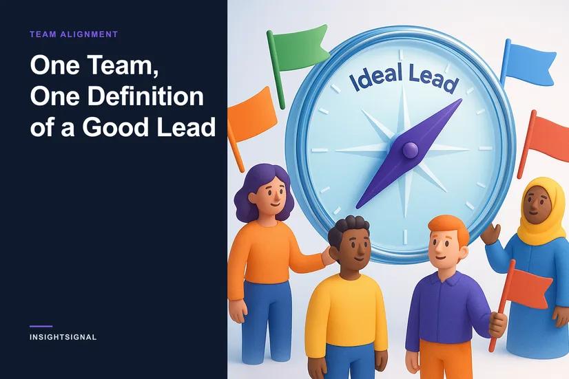 One Team, One Definition of a Good Lead
