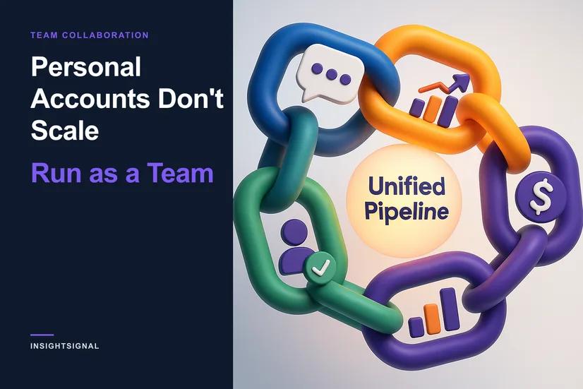 Personal Accounts Don't Scale: Run as a Team