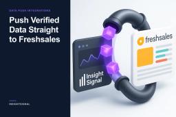 Push Verified Data Straight to Freshsales