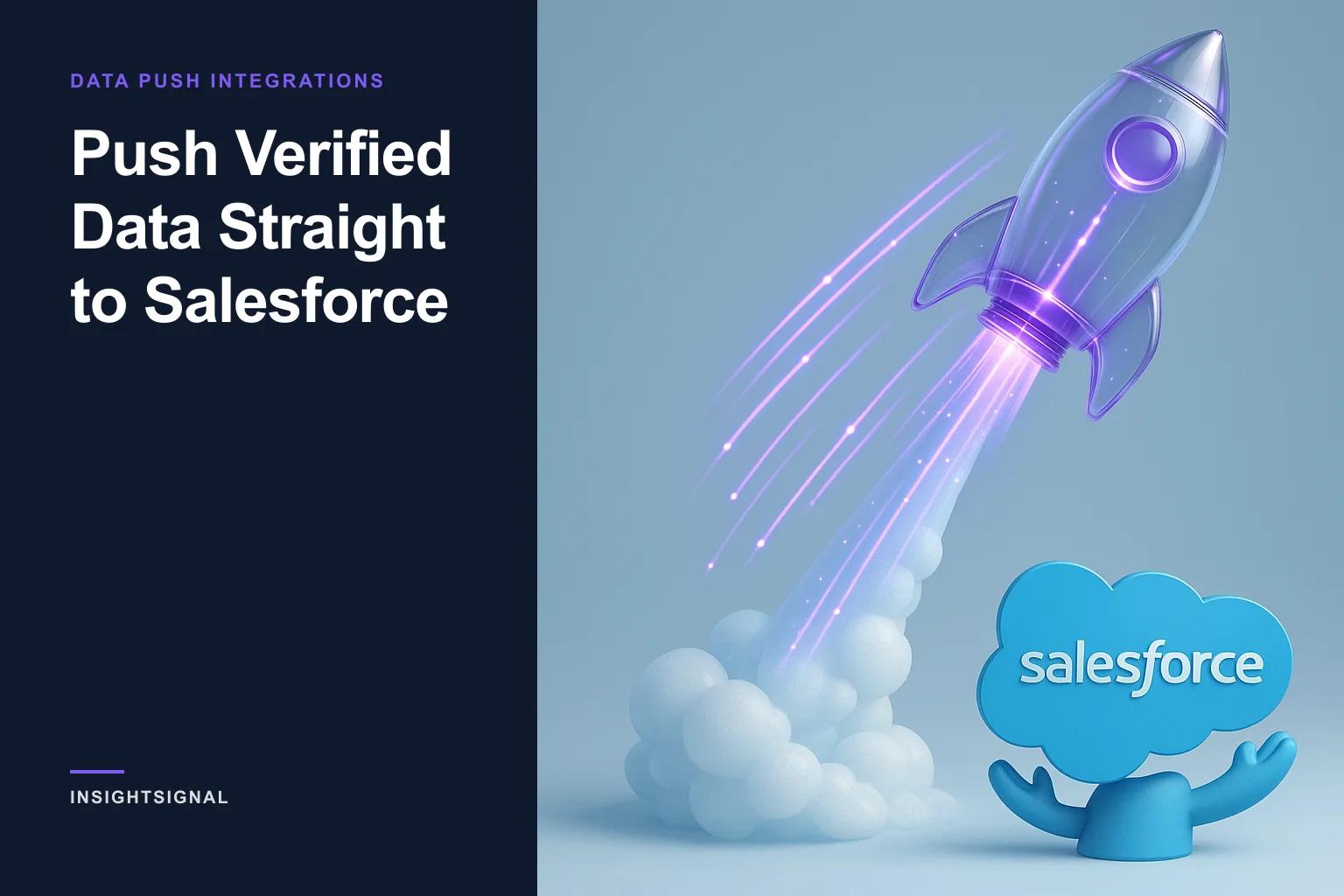 Push Verified Data Straight to Salesforce