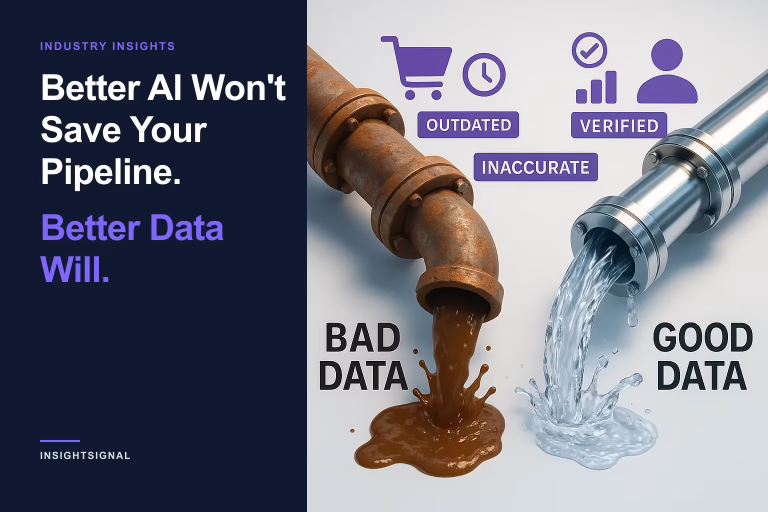 Better AI Won't Save Your Pipeline. Better Data Will.