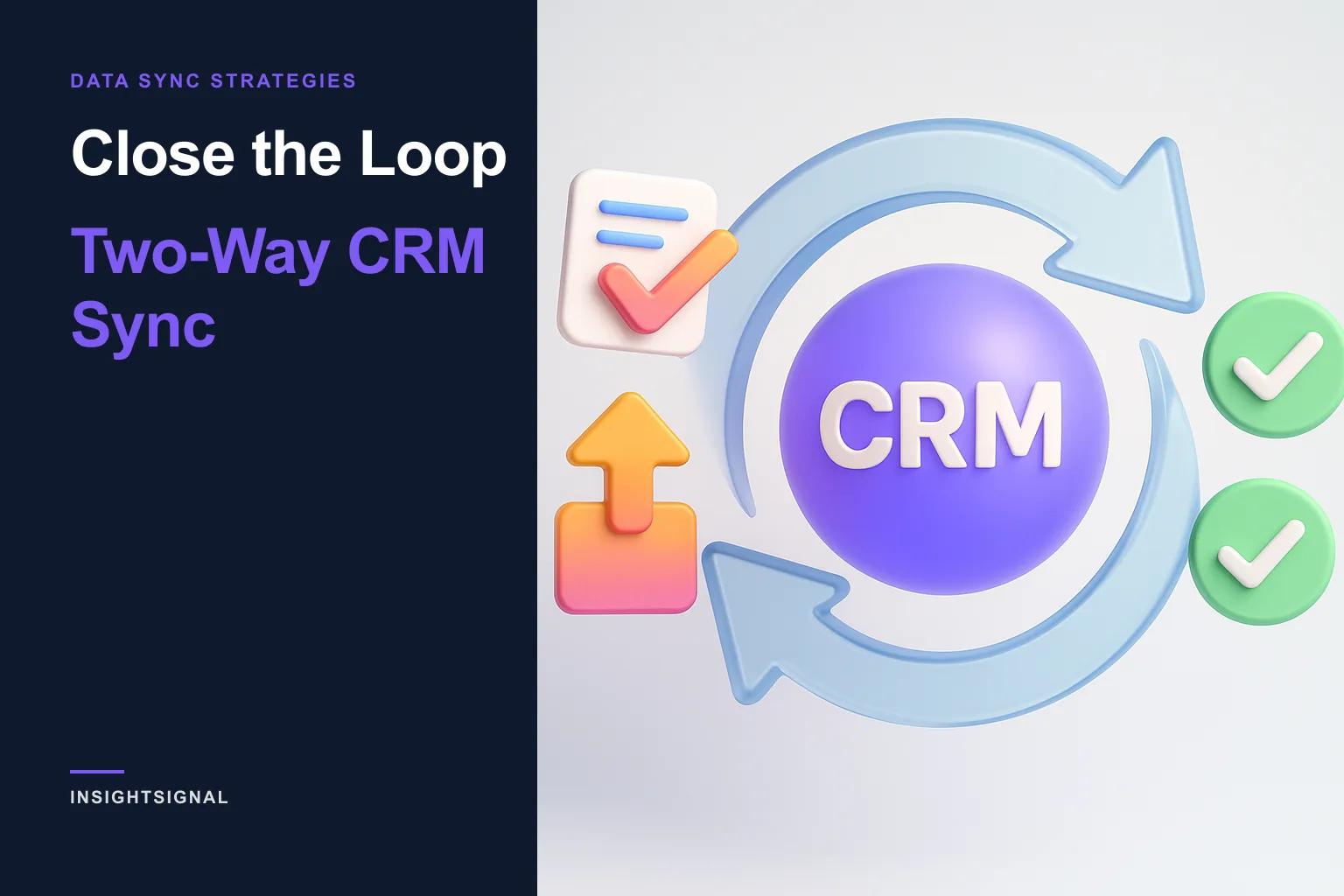 Close the Loop: Two-Way CRM Sync