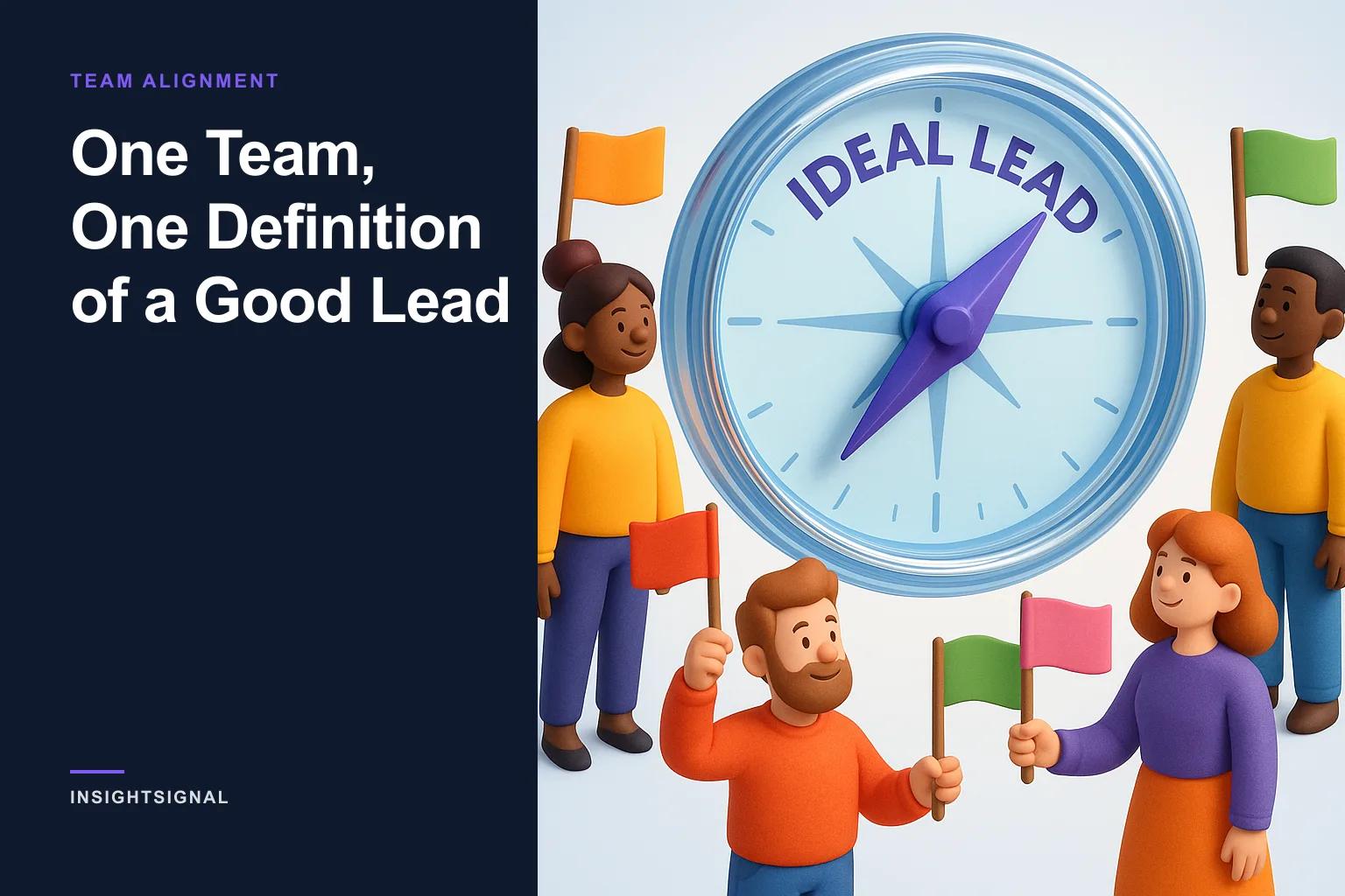 One Team, One Definition of a Good Lead