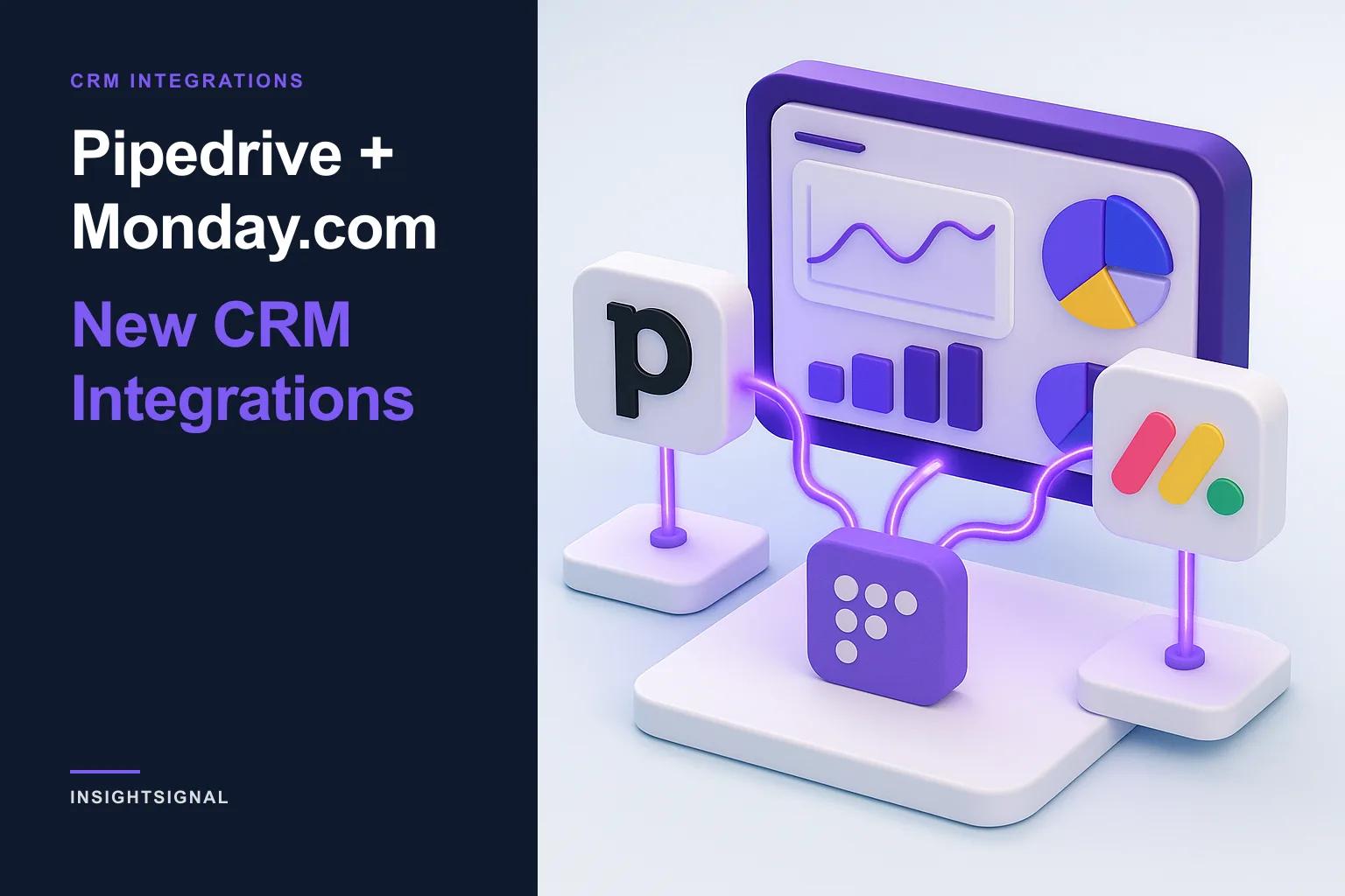 Pipedrive + Monday.com: New CRM Integrations