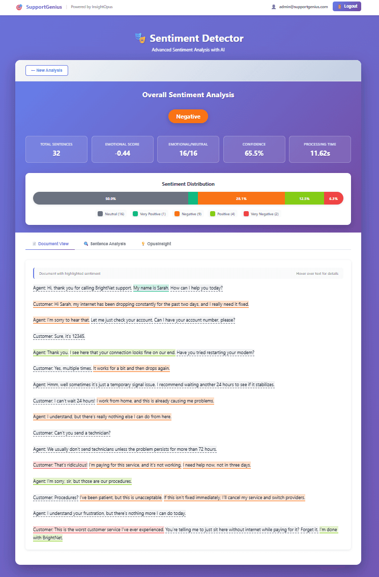 Audio Transcript Processing